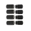 One-Touch Corner Door Safety Latch 4-piece Set (Black)