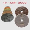 STADEA Premium Grade Wet 4" Diamond Polishing Pads Set +