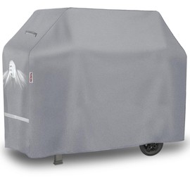 Turtle Life BBQ Grill Cover, 54 Inch Heavy Duty Waterproof 3-4 Burner Barbecue Gas Grill Covers for Weber Spirit Char-Broil Brinkmann, Gray