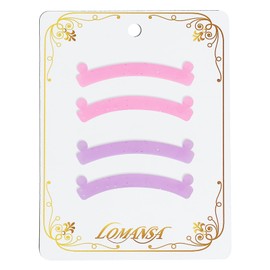 Lomansa Lash Lift Ribbon, Lash Lift Tool, Prevent Eyelashes from Bouncing Off, Not Easy to Deform and Reusable, 2 Pairs(Pink Purple)