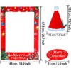 LALSU 33pcs Christmas Party Photo Booth Props, Merry Christmas Picture