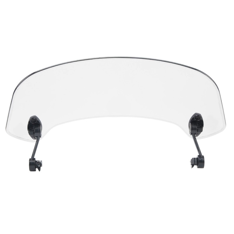 Motorcycle Windscreen Adjustable Clip On Windshield Universal Wind Deflector for