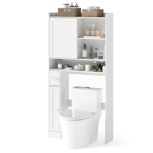 Giantex Over The Toilet Storage Cabinet, Standing Toilet Rack with