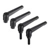 uxcell 4pcs Clamping Lever Adjustable Handle Set Metric M6 x