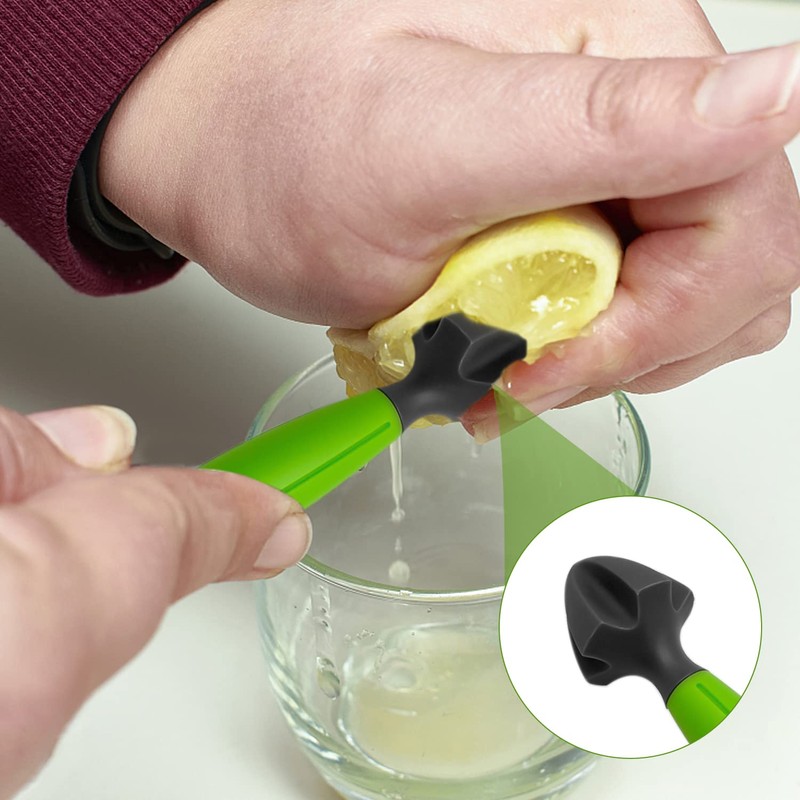 2 Pieces Lemon Peeler with Comfortable Plastic Handles, Multipurpose Stainless