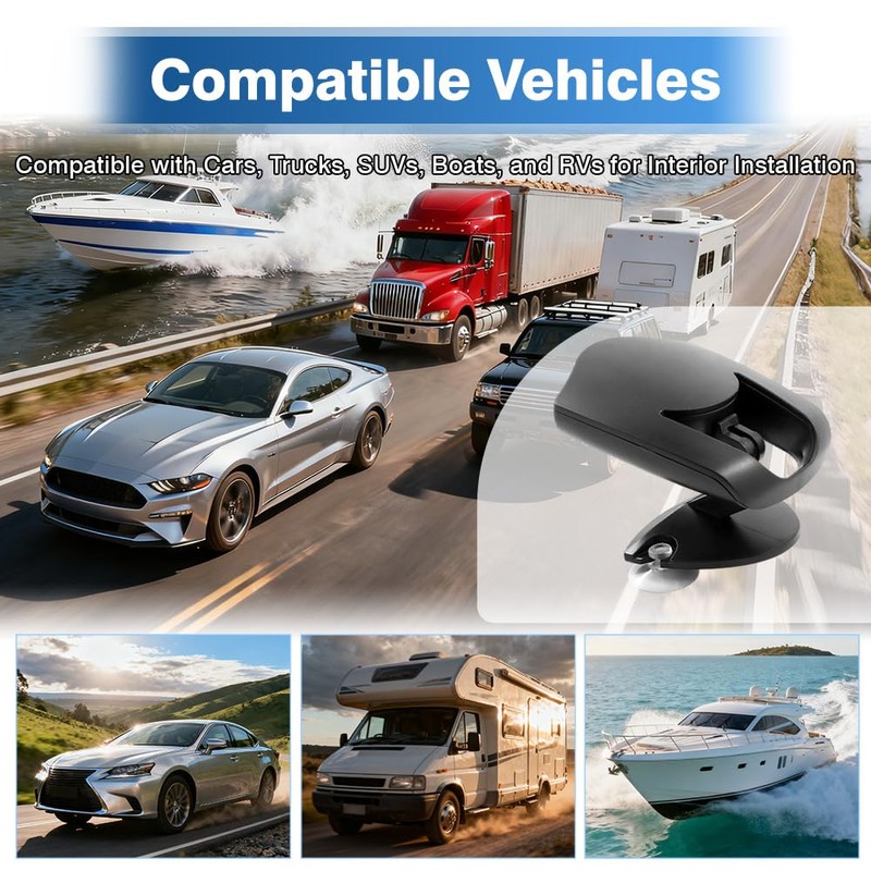 MACHSWON Car Dashboard Compass, Digital Portable Compass Compatible with Most