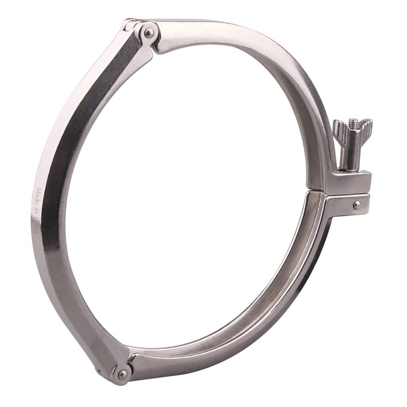 DERNORD 8 Inch Three Segment Sanitary Clamp Stainless Steel 304