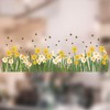 Stickers4 - Spring Window Stickers for Glass - Daffodill and
