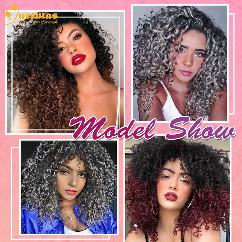 QUEENTAS 6 Pezzi Estensione Dei Capelli Intrecciati Primavera Trecce All'uncinetto