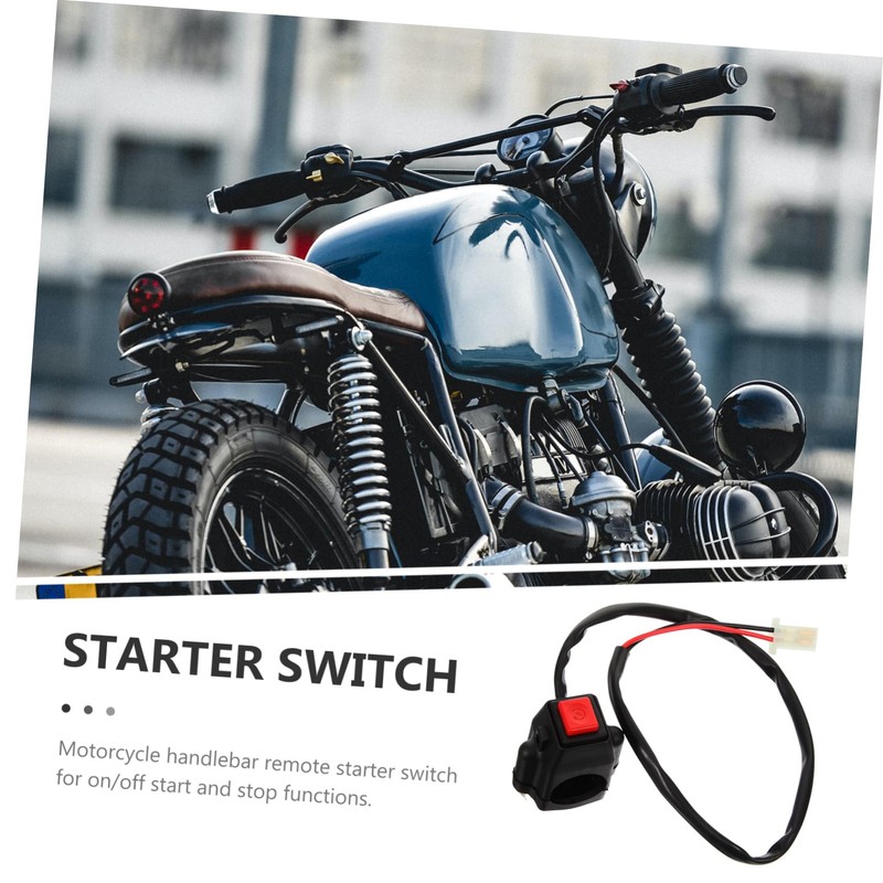 iplusmile Push Button Starter for Motorcycles Remote Compatible Ignition Horn