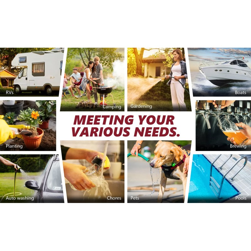 Livpow RV Water Filter and Hose Kit 2 Pack