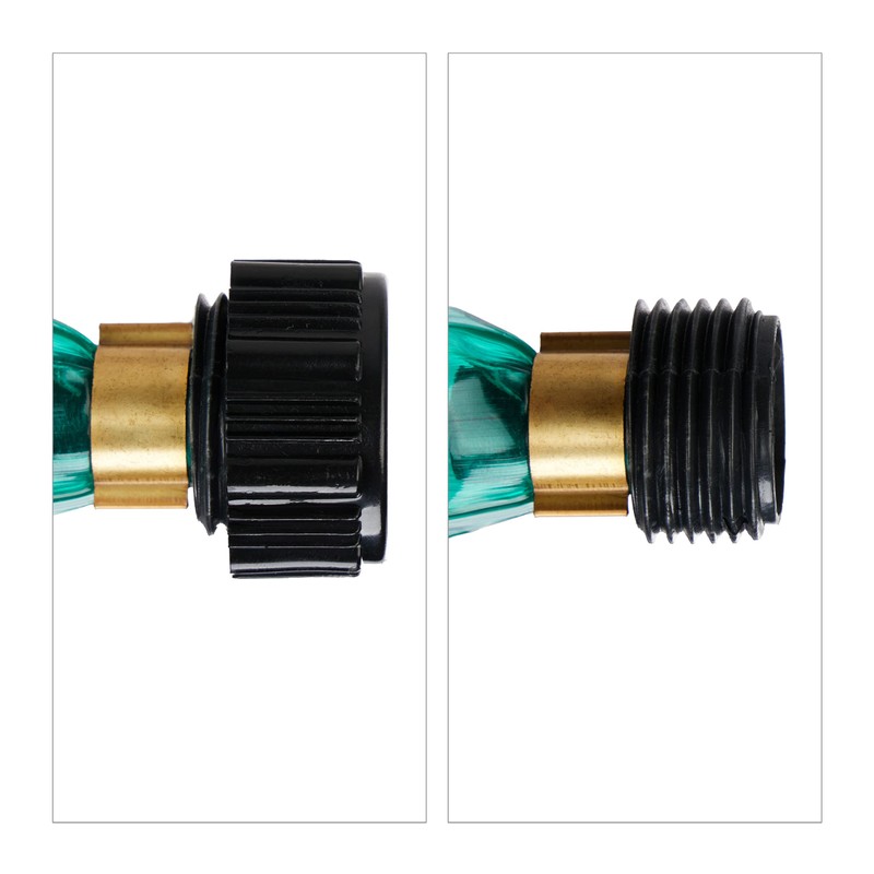 Relaxdays Irrigation Hose 5m Length Uniform Bed Irrigation Flat Ready