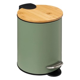 5five - trash can soft close 3l trio khaki green