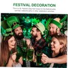 FOMIYES 3sets Decorative Patrick's Day Headband Shamrock and Leprechaun Party