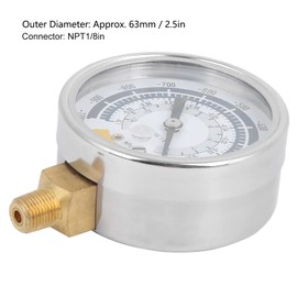 014 Psi -200 Mbar Vacuum Gauges 13×10×3 Pressure Gauge Accurate Gauge Vacuum Pump 0 14 Psi NPT 1 8 Inch Connection 014 PSI Tools