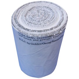 S.A.C TD9022-06 Plastic Sanitary Napkin Disposal Medium Bin Liner, 16" Length x 16" Width x 0.7 mil Thick, White (Case of 6)