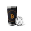 Crypto Minimalist Blockchain Design Stainless Steel Insulated Tumbler