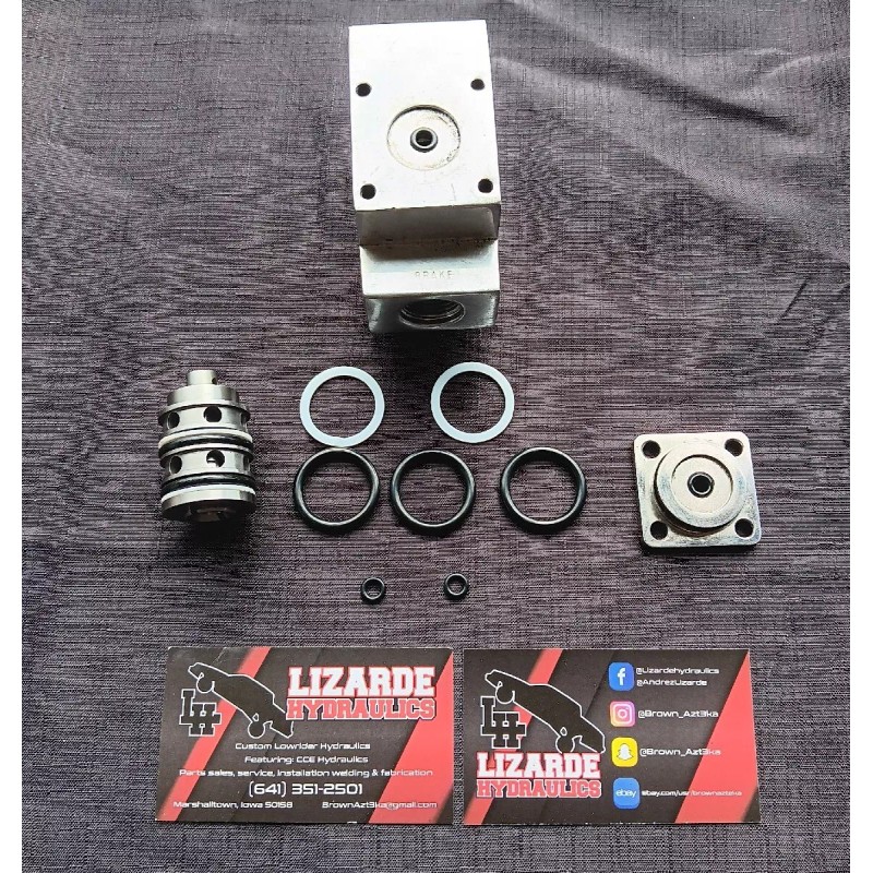 Lizarde Hydraulics Lowrider Hydraulics, ADEX/ADEL Square Dump REBUILD kit