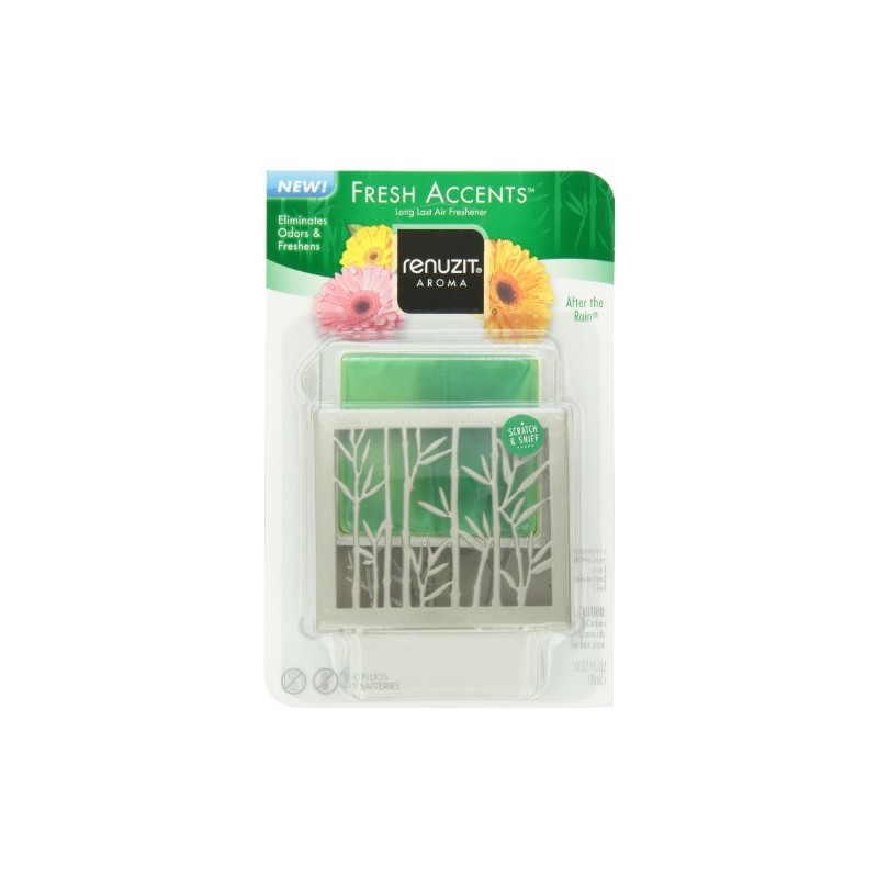 Renuzit Fresh Accents Air Freshener, After The Rain, 0.27 Ounces