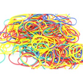 RMB® Set of 800 Rubber Rings Colourful