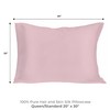 Spasilk 100-Percent Pure Silk Facial Beauty Pillowcase, Standard/Queen, Pink