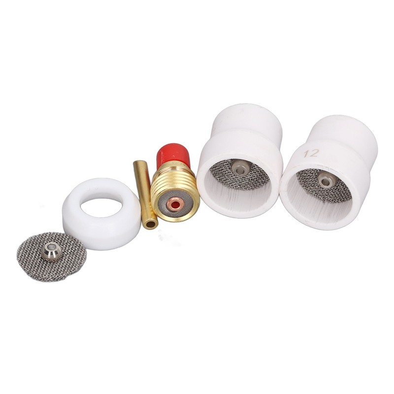 6PCS Welding Torch Adapter Kit Copper PTFE Standard Size TIG