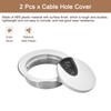 QUARKZMAN 2 Pieces Cable Hole Cover, 2-9/16 Inch (65 mm)