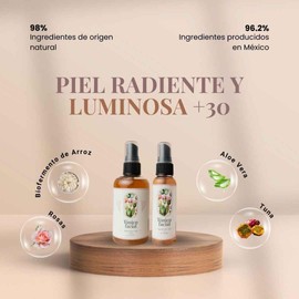 NAE Tónico Facial Agua de Arroz Tuna 120ml Revitalizante Facial Reafirma e Hidrata Aporta Luminosidad y Frescura 98% Ingredientes Naturales Vegano