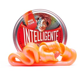 Intelligente Knete - The Original! Neon Flash with Shimmer Effect - Children's Clay and Therapy Clay in One - Better than Any Stress Ball! For Children and Adults (Medium Tub, 40 g)