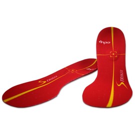 BMZ CL-K751 "CCLP Theory" Model, Soccer Insole, Cal Power Smart Striker, Thin Model, Red, 9.3 - 9.6 inches (23.5 - 24.5 cm)