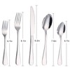 Silverware Set,SHARECOOK 20-Piece Stainless Steel Flatware Set,Kitchen Utensil Set Service