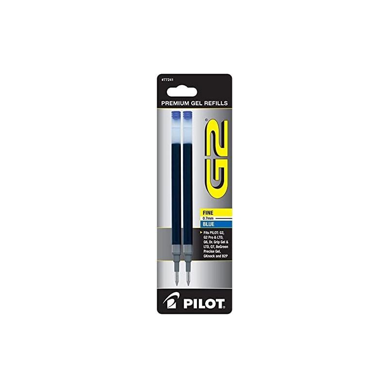Value Pack of 6 - Pilot G2 Gel Ink Refill,