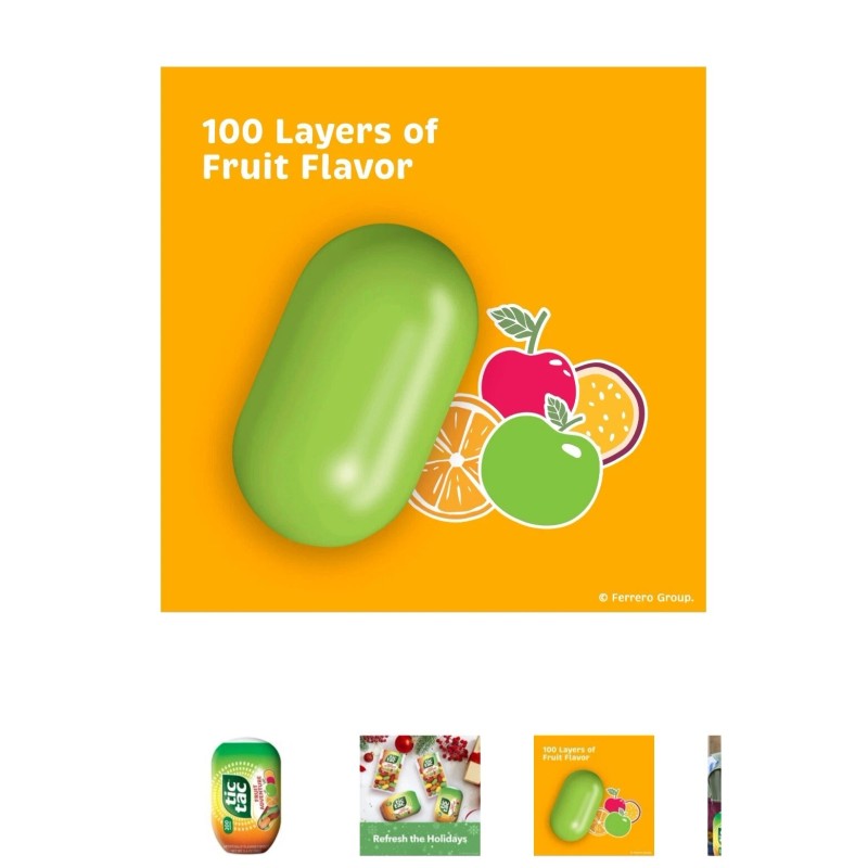 Tic Tac Fruit Adventure Mints, On-The-Go Refreshment, 3.4 oz Pack