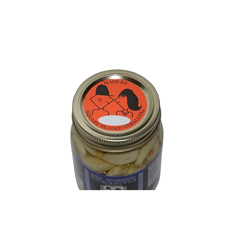 Texas Hill Country Peeled Pickled Garlic Cloves 16oz