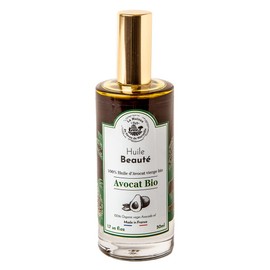 Maison du Savon de Marseille - Organic Avocado Oil for Body Face and Hair - Essential Oil Body Moisturiser for Dry Skin