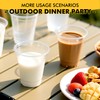 RACETOP 500 Pack 9 oz Plastic Cups, Clear Disposable Plastic