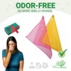 5PCS Innovative Dish Washing Net Cloths,Scourer,Quick Dry, Mesh net for