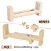 Burbell 2 Pcs Wood Bracelet Jig, Adjustable Paracord Jig Bracelet