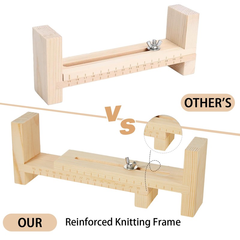 Burbell 2 Pcs Wood Bracelet Jig, Adjustable Paracord Jig Bracelet