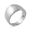 Cigar Ring Band in High Polish 925 Sterling Silver (Size