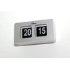 Atlanta Modern Table Clock Quartz with Retro Flip Display 4464/19