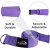 WHITECLOUDZ Yoga Blocks Set of 2 with strap - EVA