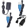 RC Car Battery Charger Set (4 -Models) - Includes 3.7V