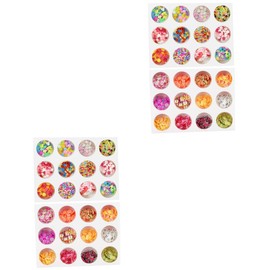 Healeved Sets Diy Nail Slice Decals Fruit Slices Nail Wraps Assorted Fruit Shapes for Home Professional Use Boxes