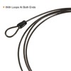 PATIKIL Security Steel Cable 2.5mm x 0.5m/1.64ft Coated Luggage Lock