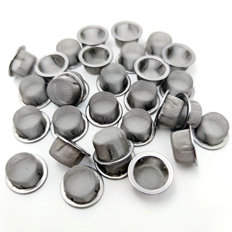 Ruilida 30pcs Pipe Screens 1/2 Inch Premium 304 Stainless Steel,