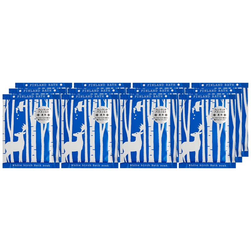 Finnish Bath Soaks Set of 12 White Birch