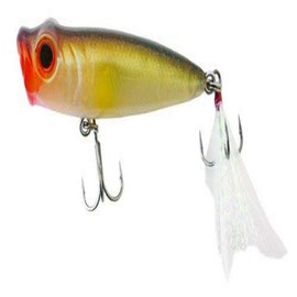 Owner American Gobo Popper Bait, 2 3/8-Inch, 1/5-Ounce, Shiner