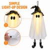 LED Light-Up Hanging Halloween Ghost Decorations – Spooky Floating Witch