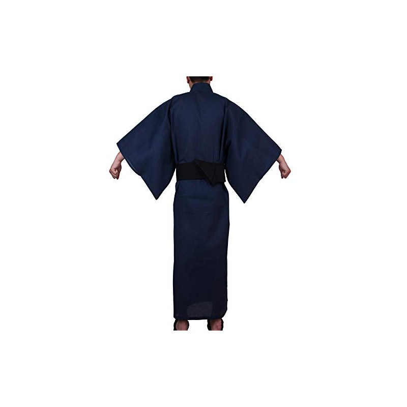 Yifulove Men's Yukata, Cool, Comfortable, Cotton Linen, Summer Festivals, Going